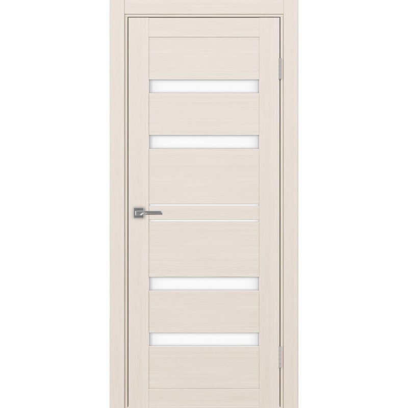 Межкомнатная дверь Турин 561.12, цвет ясень перламутровый, заполнение LACбелый, размер 200*80 см.