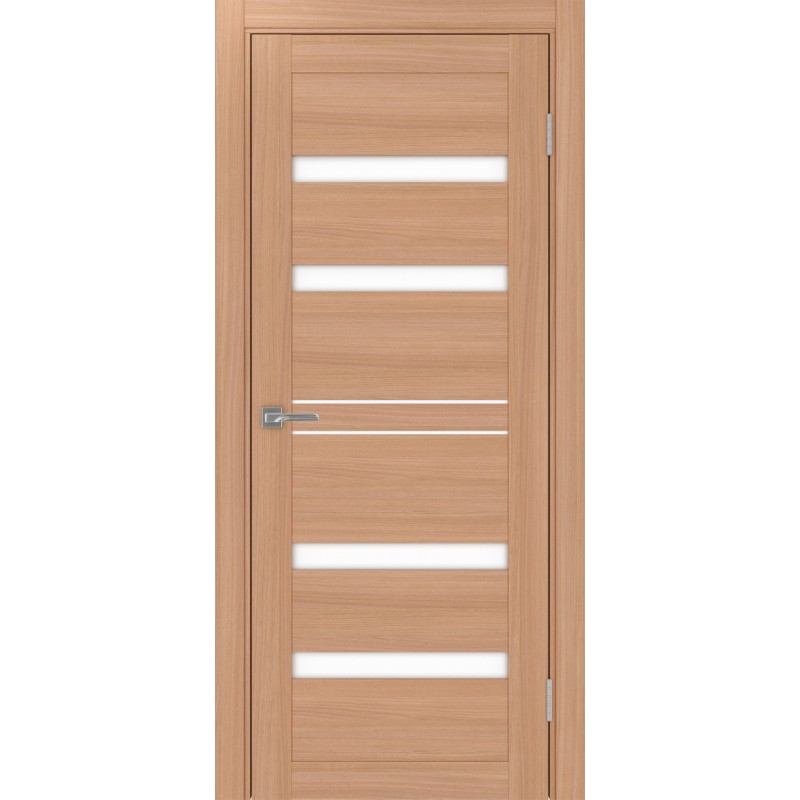 Межкомнатная дверь Турин 561.12, цвет ясень тёмный, заполнение LACбелый, размер 200*80 см.