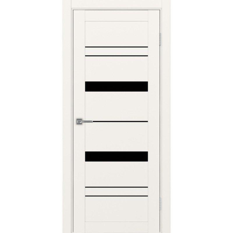 Межкомнатная дверь Турин 562.12, цвет, бежевый, заполнение LACчерный, размер 200*80 см.