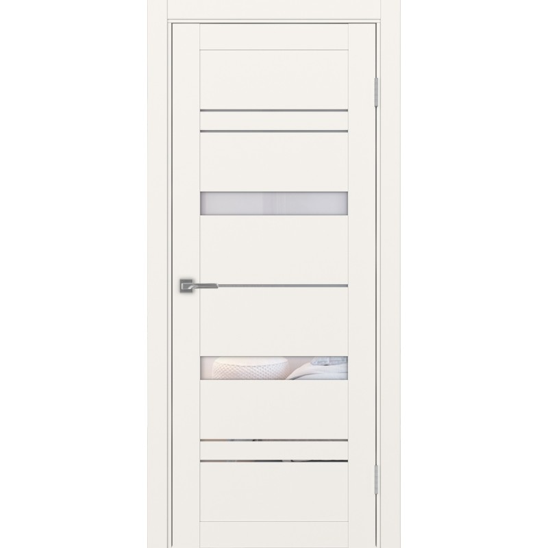 Межкомнатная дверь Турин 562.12, цвет, бежевый, заполнение Прозрачное, размер 200*80 см.