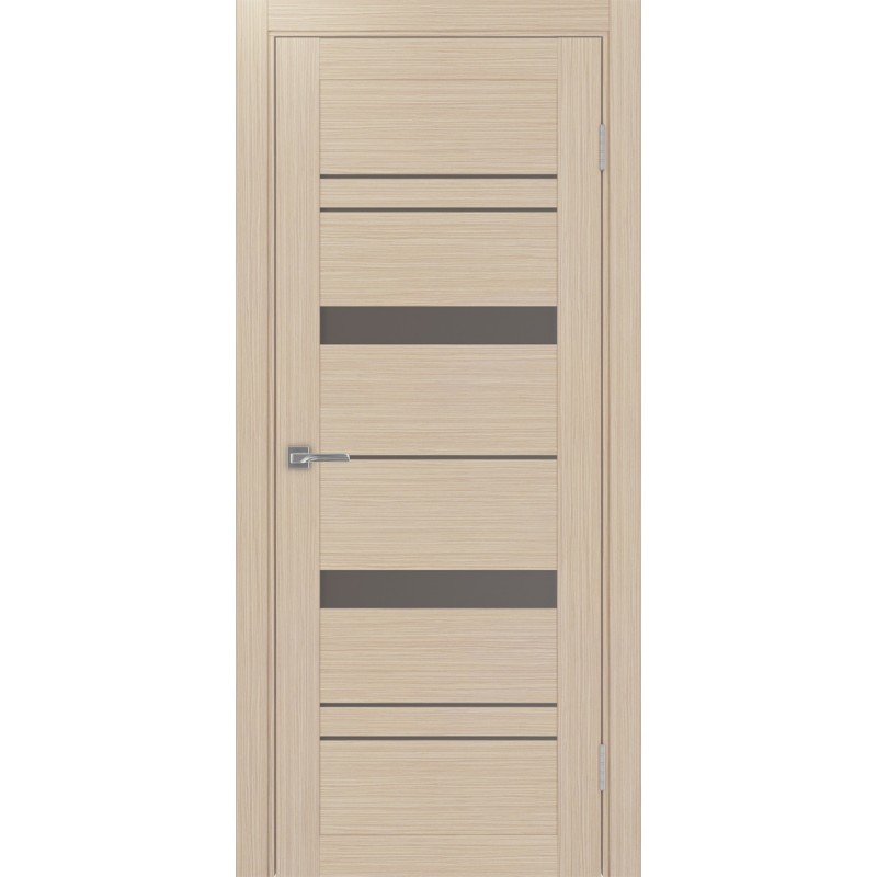 Межкомнатная дверь Турин 562.12, цвет дуб беленый FL, заполнение Бронза матовое, размер 200*80 см.