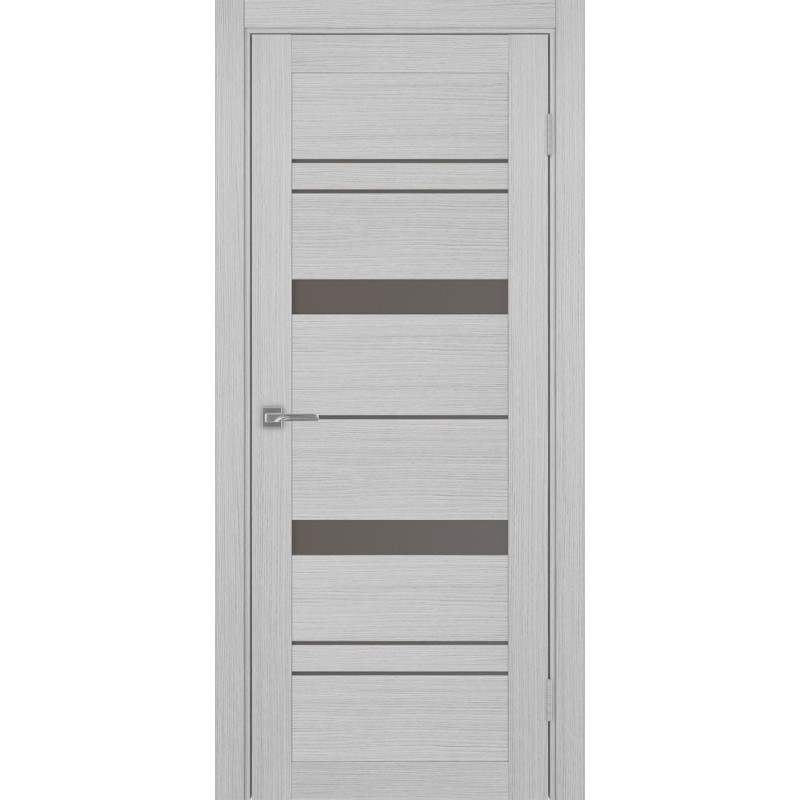 Межкомнатная дверь Турин 562.12, цвет дуб серый FL, заполнение Бронза матовое, размер 200*80 см.