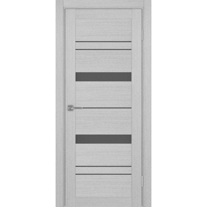 Межкомнатная дверь Турин 562.12, цвет дуб серый FL, заполнение Графит матовое, размер 200*80 см.