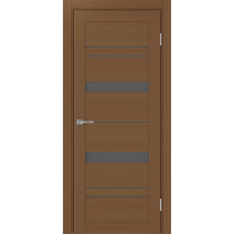Межкомнатная дверь Турин 562.12, цвет орех NL, заполнение Графит матовое, размер 200*80 см.