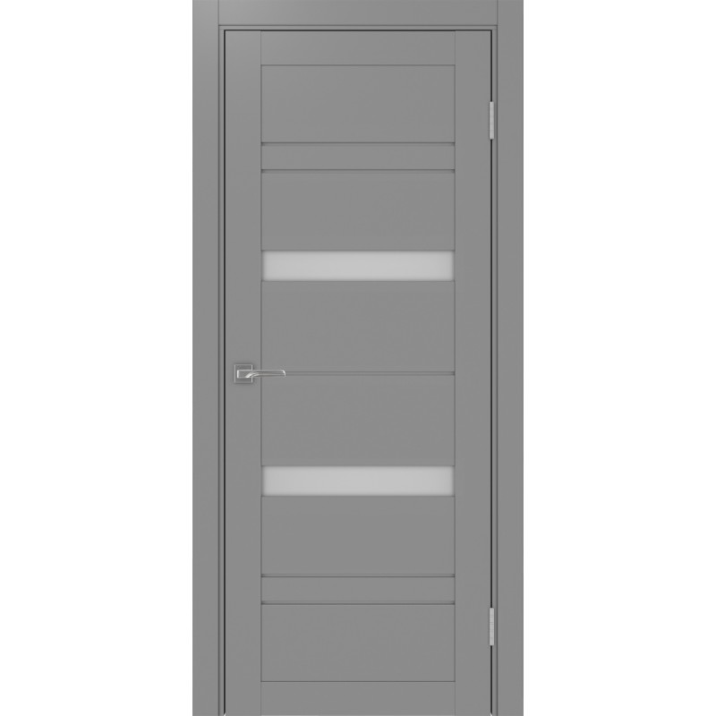 Межкомнатная дверь Турин 562.12, цвет серый, заполнение Мателюкс, размер 200*80 см.