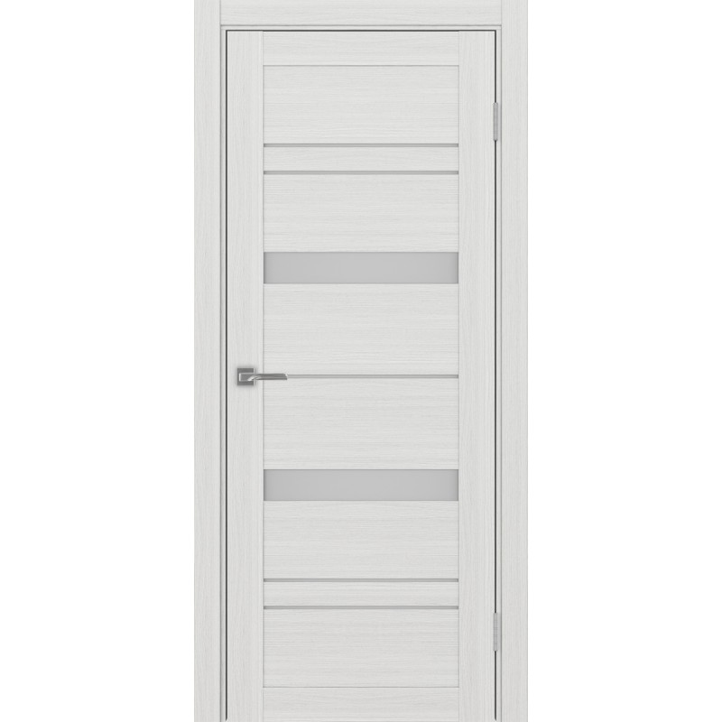 Межкомнатная дверь Турин 562.12, цвет ясень серебристый, заполнение Мателюкс, размер 200*80 см.