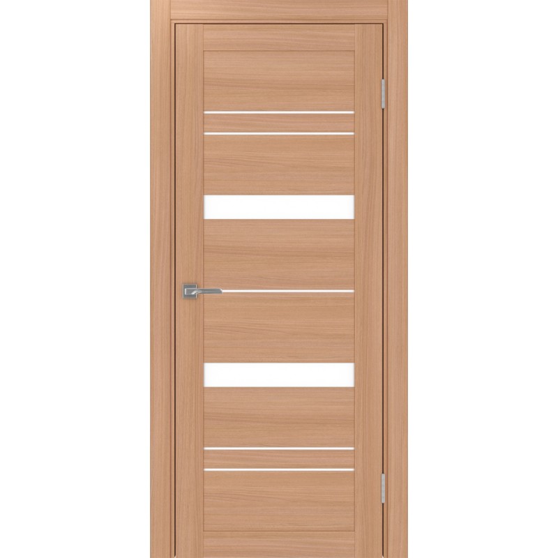 Межкомнатная дверь Турин 562.12, цвет ясень тёмный, заполнение LACбелый, размер 200*80 см.