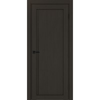 Турин 565АПП.11, цвет Венге FL, молдинг алюм.чёрн размер 80*200 см.