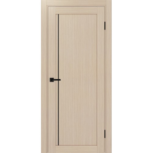 Турин 565АПП.11, цвет Дуб беленый FL, молдинг алюм.чёрн размер 80*200 см.