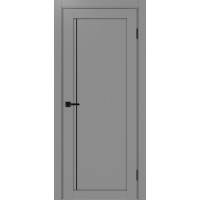 Турин 565АПП.11, цвет Серый молдинг алюм.чёрн размер 80*200 см.