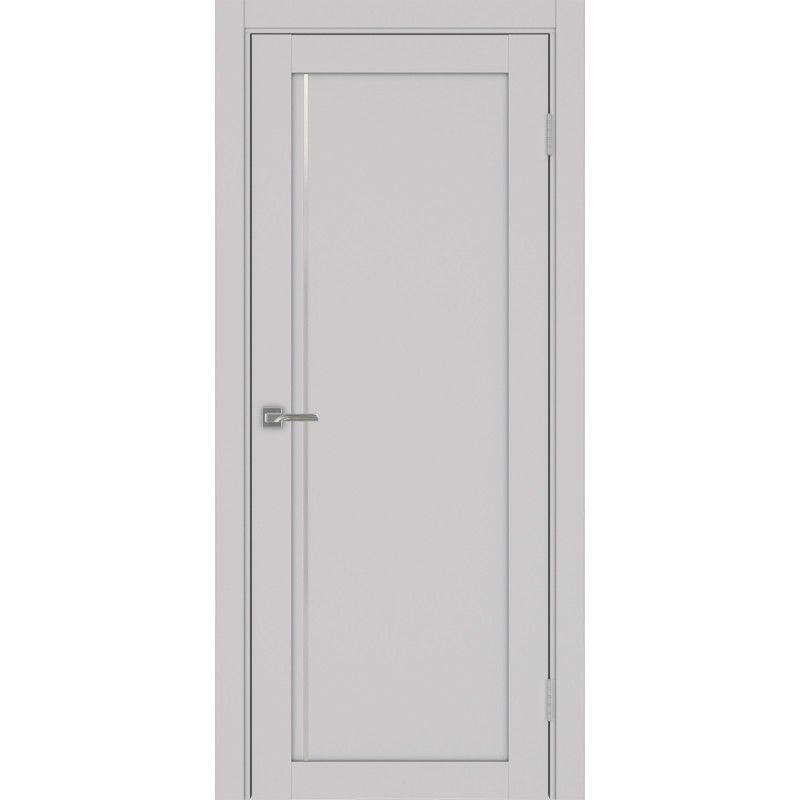 Межкомнатная дверь Турин 565АПП.11, цвет Пепельный молдинг алюм.хром размер 80*200 см.
