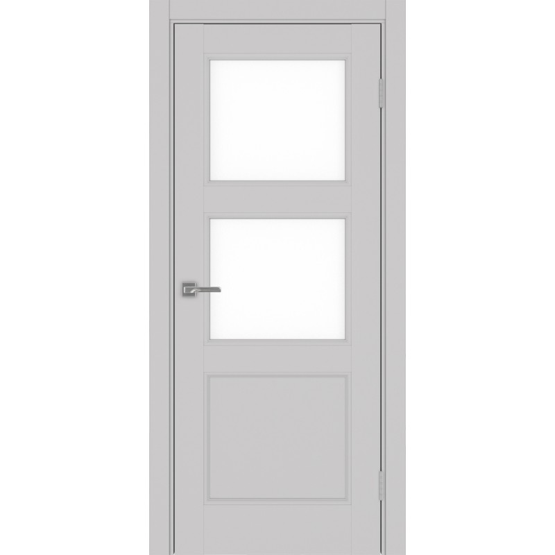 Межкомнатная дверь Турин Neo 530.221, цвет пепельный, заполнение LACбелый, размер 200*80 см.