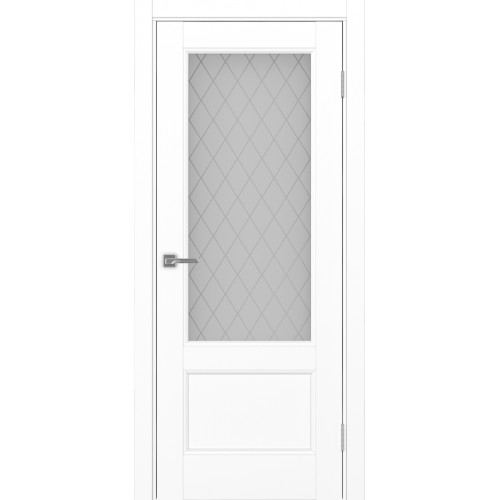 Турин Neo 540ПФ.21, цвет белый снежный, заполнение Кристалл бесцветное, размер 200*80 см.