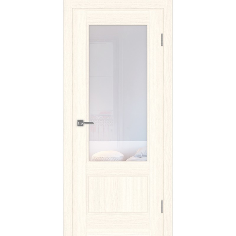 Межкомнатная дверь Турин Neo 540ПФ.21, цвет ясень светлый, заполнение Прозрачное, размер 200*80 см.