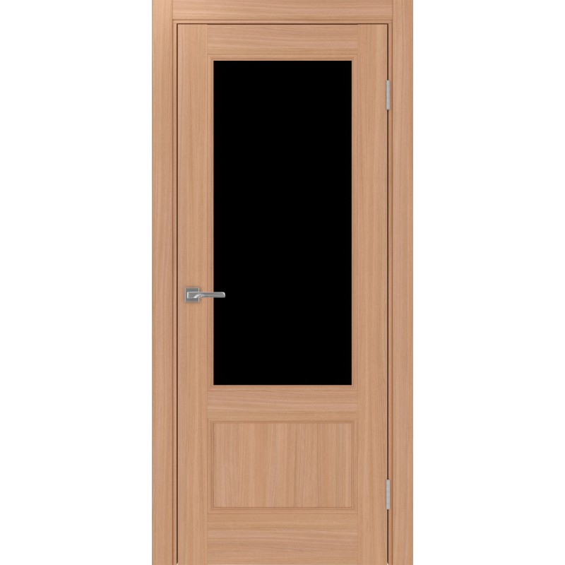 Межкомнатная дверь Турин Neo 540ПФ.21, цвет ясень тёмный, заполнение LACчерный, размер 200*80 см.