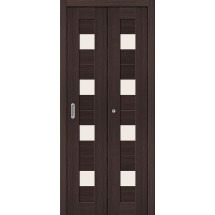 Межкомнатная складная дверь Порта-23 Wenge Veralinga