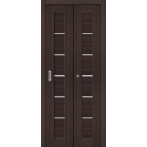 Межкомнатная складная дверь Порта-22 Wenge Veralinga