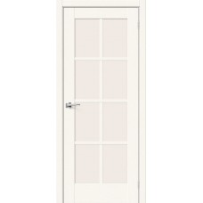 Межкомнатная дверь Эко-Шпон Прима-11.1 White Wood