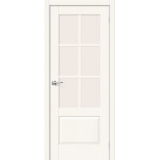 Межкомнатная дверь Эко-Шпон Прима-13.0.1 White Wood