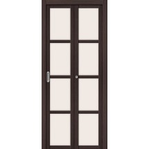 Межкомнатная складная дверь Твигги V4 Wenge Veralinga