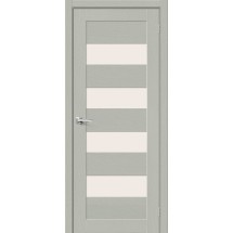 Межкомнатная дверь Эко-Шпон Браво-23 Grey Wood