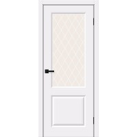 Скинни-13 цвет White Pro, стекло White Сrystal, покрытие Винил, размер 200*80 см.