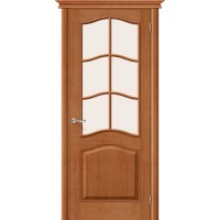 М7 цвет Т-05 (Светлый Лак), стекло Сатинато, покрытие Массив сосны, размер 200*80 см.