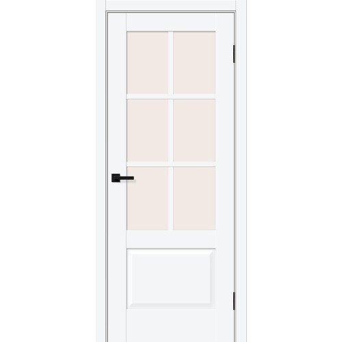 Прима-13.0.1 цвет White Silk, стекло Magic Fog, покрытие ПЭТ, размер 200*80 см.