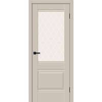 Прима-3 цвет Cream Silk, стекло White Сrystal, покрытие ПЭТ, размер 200*80 см.