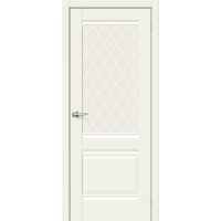 Прима-3 цвет White Mix, стекло White Сrystal, покрытие Хард Флекс, размер 200*80 см.