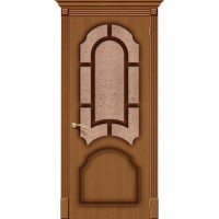 Соната цвет Ф-11 (Орех), стекло Риф., покрытие Шпон, размер 200*80 см.