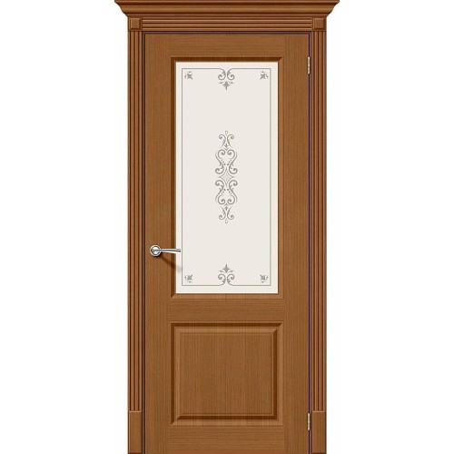 Статус-13 цвет Ф-11 (Орех), стекло Худ., покрытие Шпон, размер 200*80 см.