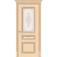 Стиль цвет Ф-22 (БелДуб), стекло Худ., покрытие Шпон, размер 200*80 см.