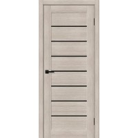 Браво-22 цвет Cappuccino Melinga, стекло Black Shine, покрытие Эко-шпон, размер 200*80 см.