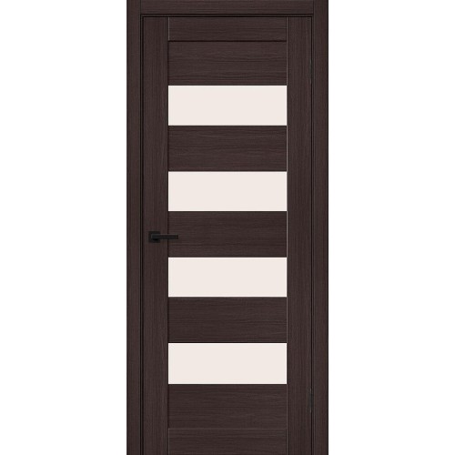 Браво-23 цвет Wenge Melinga, стекло Magic Fog, покрытие Эко-шпон, размер 200*80 см.