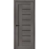 Браво-29 цвет Grey Melinga, стекло Black Shine, покрытие Эко-шпон, размер 200*80 см.