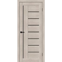 Браво-29 цвет Cappuccino Melinga, стекло Black Shine, покрытие Эко-шпон, размер 200*80 см.