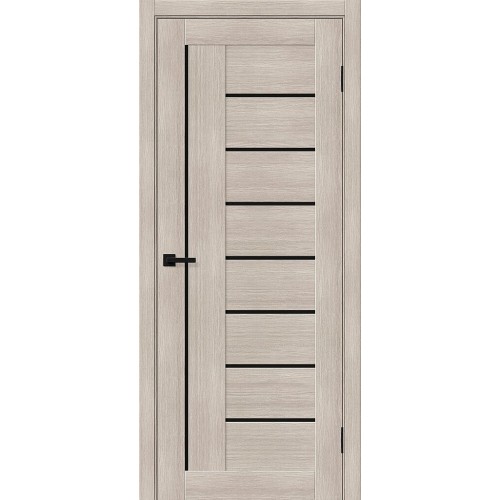 Браво-29 цвет Cappuccino Melinga, стекло Black Shine, покрытие Эко-шпон, размер 200*80 см.