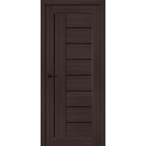 Браво-29 цвет Wenge Melinga, стекло Black Shine, покрытие Эко-шпон, размер 200*80 см.