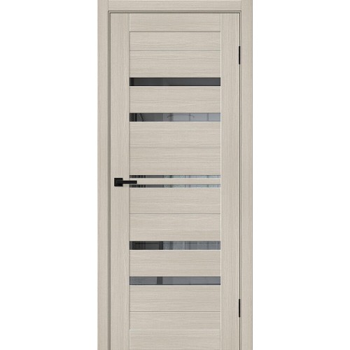 Браво-30 цвет Cream Melinga, стекло Mirox Grey, покрытие Эко-шпон, размер 200*80 см.