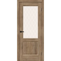 Неоклассик-33 цвет Original Oak, стекло White Сrystal, покрытие Эко-шпон, размер 200*80 см.