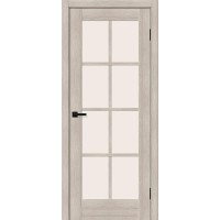 Прима-11.1 цвет Cappuccino Melinga, стекло Magic Fog, покрытие Эко-шпон, размер 200*80 см.