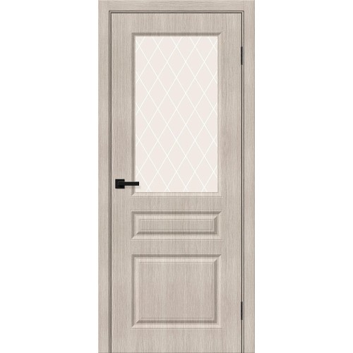 Скинни-15 цвет Cappuccino Melinga, стекло White Сrystal, покрытие Эко-шпон, размер 200*80 см.