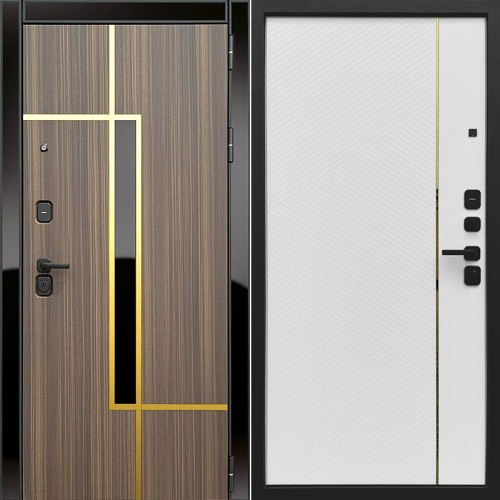 Наоми Эвкалипт/Белый (гладкий матовый) 205*86 правая