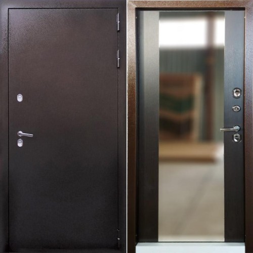 Герда зеркало Медь/Венге 205*86 левая