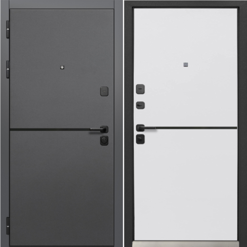 9 см Молдинг Сатин коричневый / Эмалит белый 205*86 левая