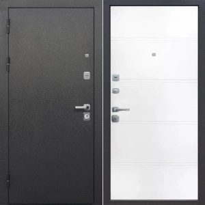 Металлическая 9 см Серебро / Эмалит белый 205*86 левая