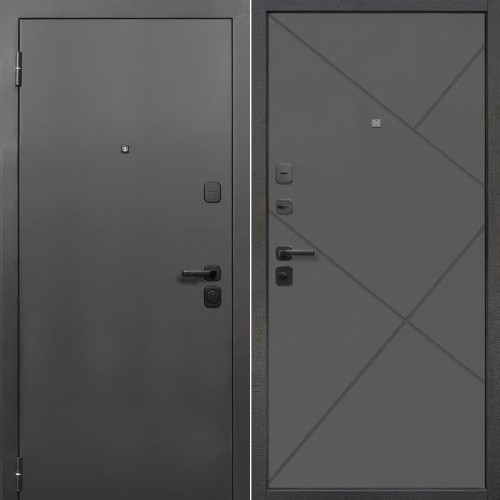 Гарда 7 см Серебро / Ясень графит эмаль 205*86 левая