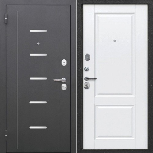 Гарда 7,5 см. Серебро / Велюр белый Софт 205*86 левая