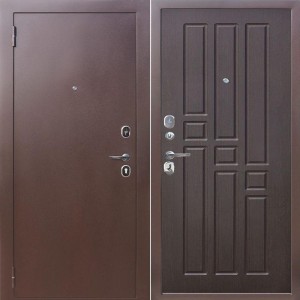 Металлическая Гарда 8 мм. Мед. Антик / Венге 205*86 левая